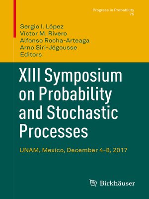 cover image of XIII Symposium on Probability and Stochastic Processes